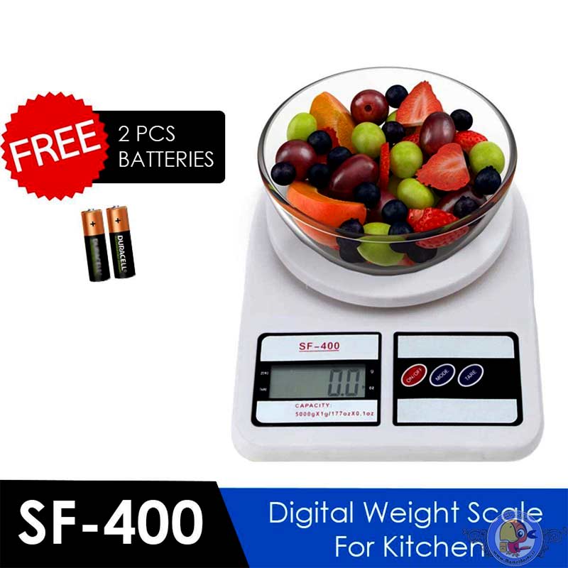ترازوی آشپزخانه دیجیتال SF-400 ظرفیت 10 کیلوگرم با دقت 1 گرم