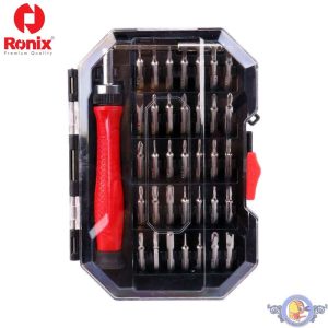 ست پیچ گوشتی جغجغه‌ای ساعتی 37 عددی رونیکس RH-2719