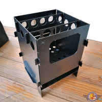 آتشدان سفری تاشو SCO Firebox | اجاق هیزمی کمپینگ و طبیعت گردی